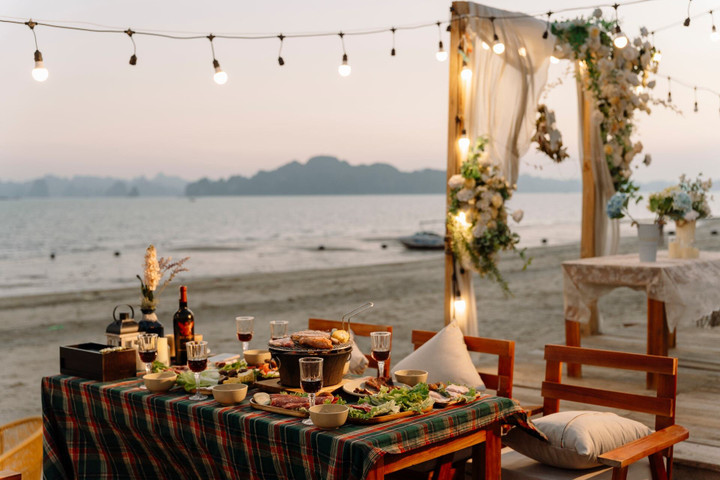 Khung cảnh lãng mạn của Plume Camping Coffee & More.