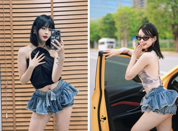 Trên trang cá nhân, nữ diễn viên thường xuyên chia sẻ những bộ ảnh gợi cảm, khoe trọn sắc vóc.