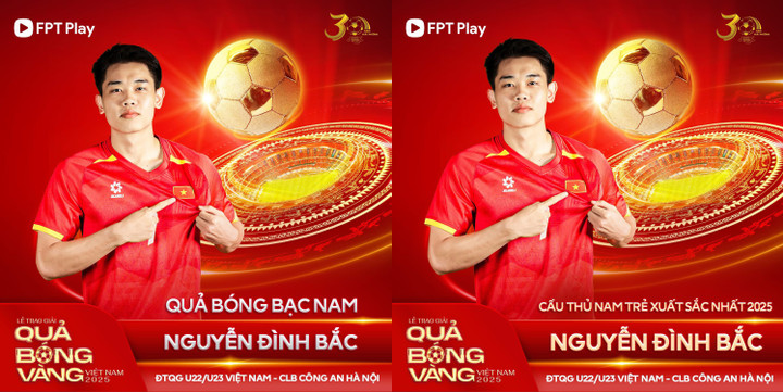 Cú đúp giải thưởng của Nguyễn Đình Bắc.