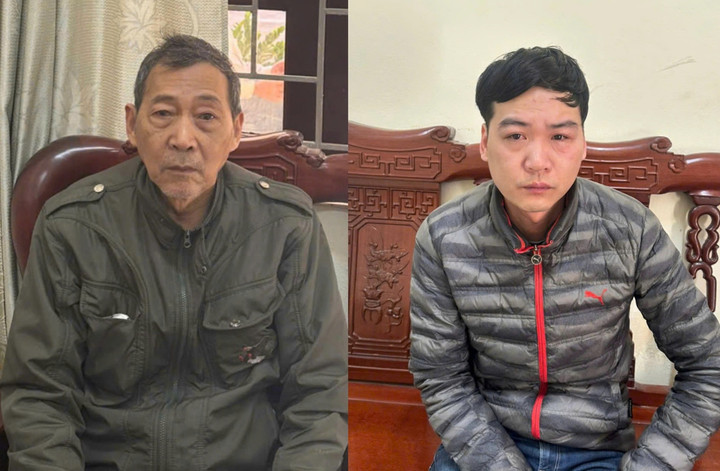 Ông Trần Nhật Hòa và con trai Trần Quốc Lương bị tạm giữ hình sự.