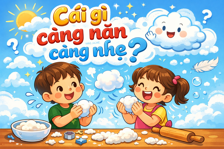 Câu đố mẹo khiến ai cũng bật cười: “Cái gì càng nặn càng nhẹ?” (Ảnh minh họa)