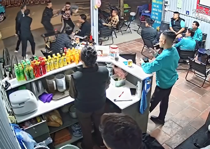 Hiện trường vụ mâu thuẫn.