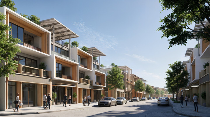 Đảo Nam được định hình là khu an cư – nghỉ dưỡng với các tòa tháp cao tầng, biệt thự và townhouse.