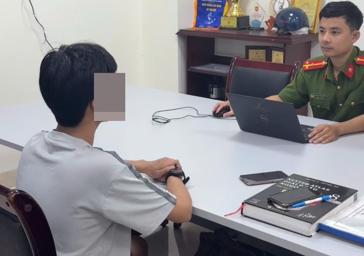 Chỉ sau khoảng thời gian ngắn tiếp nhận thông tin, cơ quan chức năng Đà Nẵng giải cứu nam sinh viên bị "bắt cóc online". (Ảnh: C.A)
