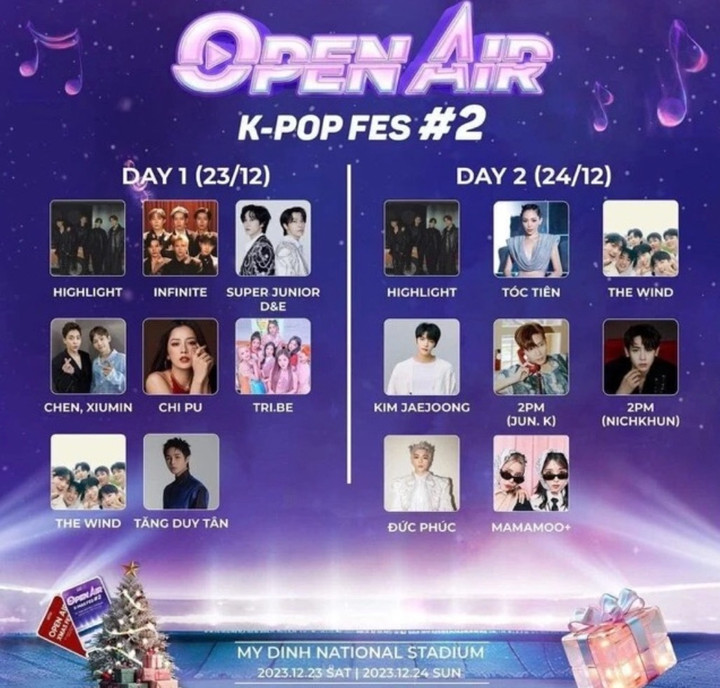 Đại nhạc hội "Kpop festival open air #2" bị hủy bỏ trước 2 ngày.