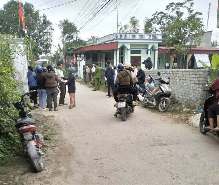 Hiện trường nơi Dương Văn Khánh gây ra vụ thảm án. (Ảnh: CTV)