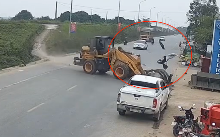 Video ghi lại vụ tai nạn.