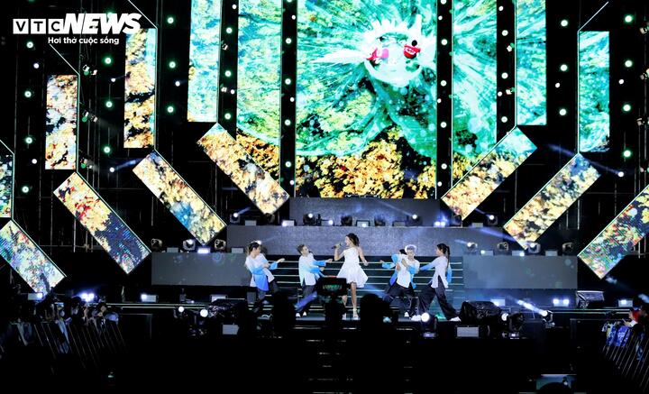 Các chương trình mở màn Chương trình đón chào năm mới 2026 ở Gia Lai. (Ảnh: Nguyễn Hiếu)