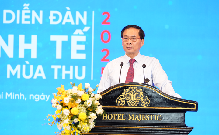 Phó Thủ tướng Bùi Thanh Sơn: Diễn đàn Kinh tế Mùa Thu tiếp tục khẳng định vị thế ngày càng cao của Việt Nam và TP.HCM trong lĩnh vực kinh tế, công nghệ không chỉ ở khu vực mà còn trên toàn cầu.