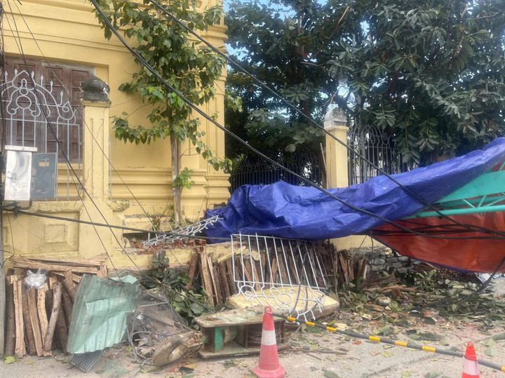 Hiện trường vụ việc. (Ảnh: Q.S)