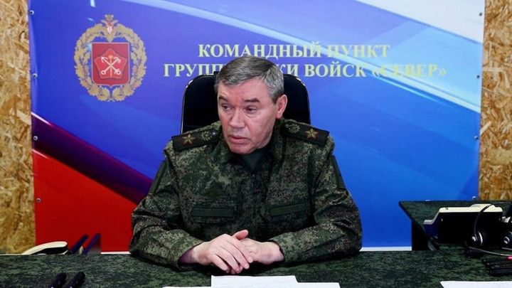 Tổng tham mưu trưởng quân đội Nga Valery Gerasimov.