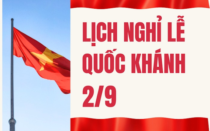 Quốc khánh 2/9 năm 2026, công chức, viên chức sẽ được nghỉ liên tục 5 ngày.