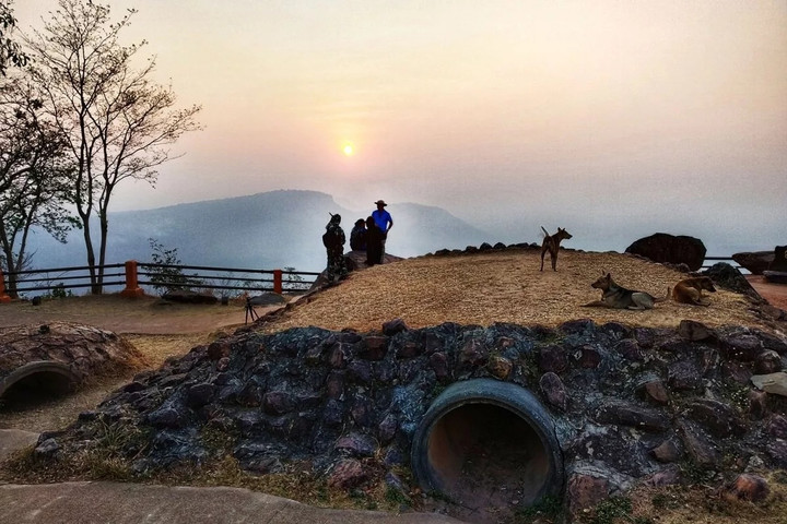 Tình hình khu vực biên giới Thái Lan - Campuchia an toàn đầu năm mới 2026. (Ảnh: Bangkok Post)