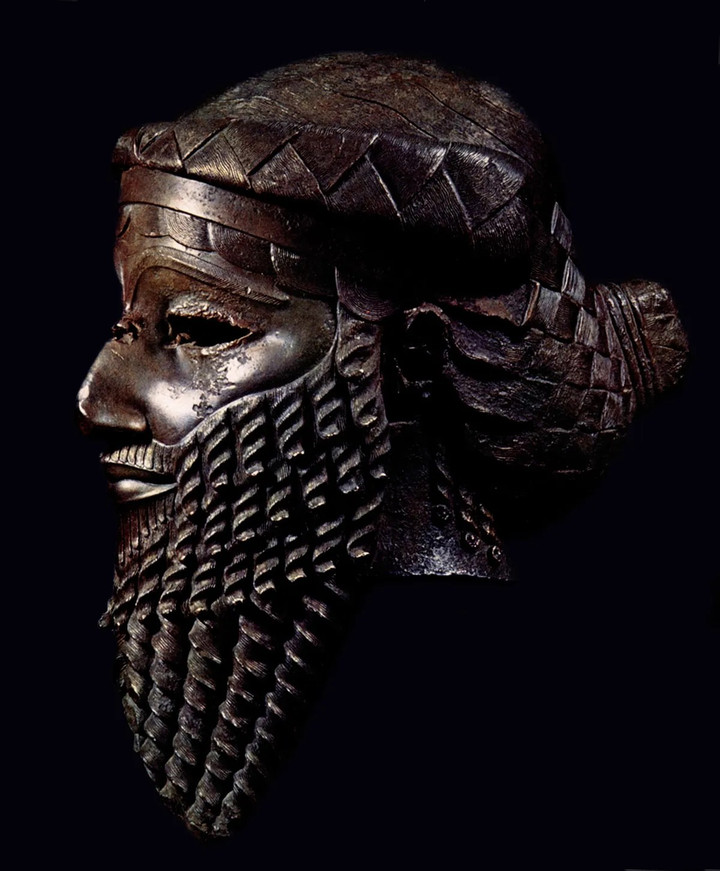 Bức tượng bán thân của Sargon xứ Akkad, vị vua đầu tiên của đế chế Akkad. (Ảnh: Getty Images)