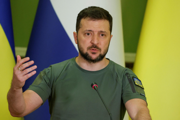 Tổng thống Ukraine Volodymyr Zelensky. (Ảnh: Reuters)