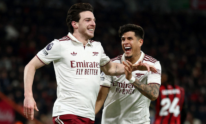 Arsenal thắng Bournemouth 3-2. (Ảnh: Reuters)