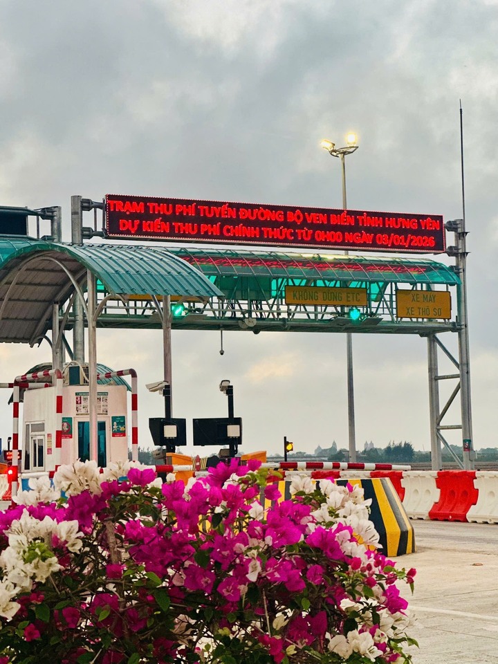Hình ảnh trạm thu phí dịch vụ.