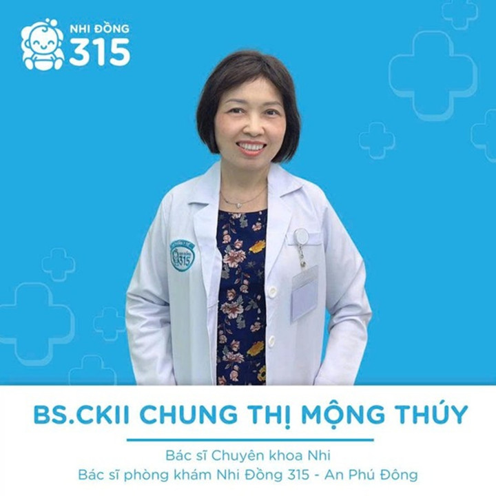 Bác sĩ CK2 Chung Thị Mộng Thuý – Hệ thống Y tế Nhi Đồng 315 Chi nhánh An Phú Đông (TP.HCM)