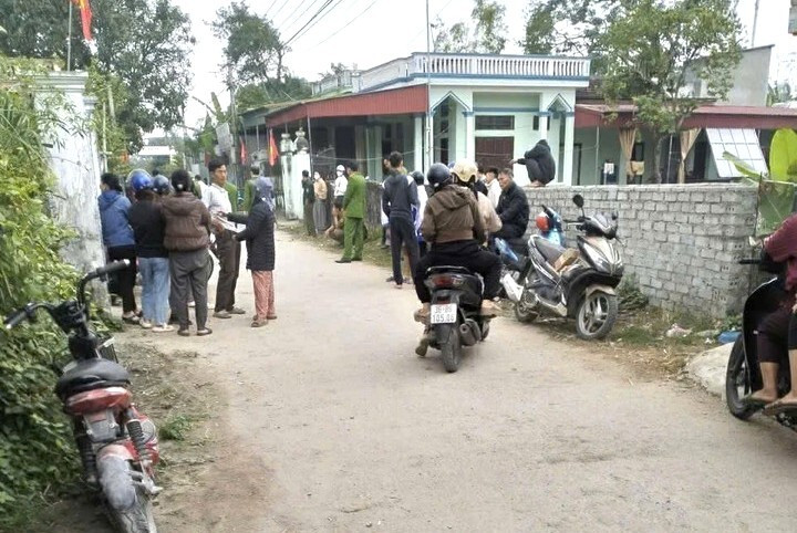 Hiện trường nơi Dương Văn Khánh gây ra vụ thảm án. (Ảnh: CTV)