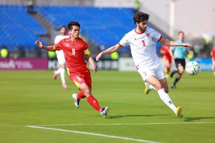 U23 Jordan tấn công bế tắc. (Ảnh: AFC)