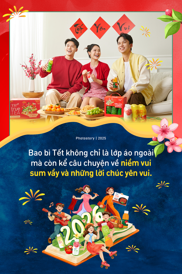Bao bì Tết rực rỡ - thức uống lành, trao nhau niềm vui thật - 2