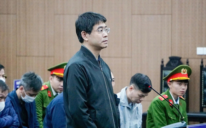 Bị cáo Lê Hoàng tại toà. (Ảnh: PA).