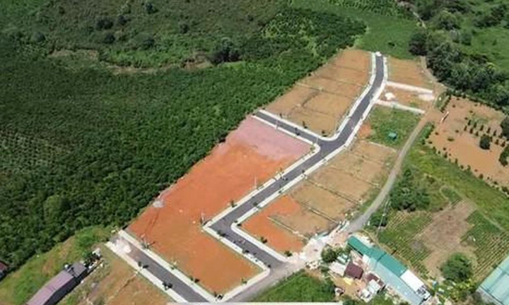 Một trong số các dự án "ma" của Công ty Cổ phần Tập đoàn Sam Group tại Lâm Đồng. (Ảnh: CA)