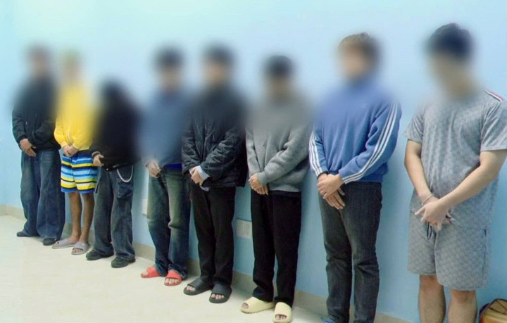 Nhóm đối tượng liên quan vụ mua bán, sử dụng ma túy tại nhà hàng Chăm Chỉ Club. (Ảnh: C.A)