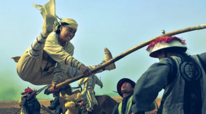 Viên Hiểu Siêu vào vai Dương Lộ Thiền trong phim "Thái Cực Quyền" (2012).