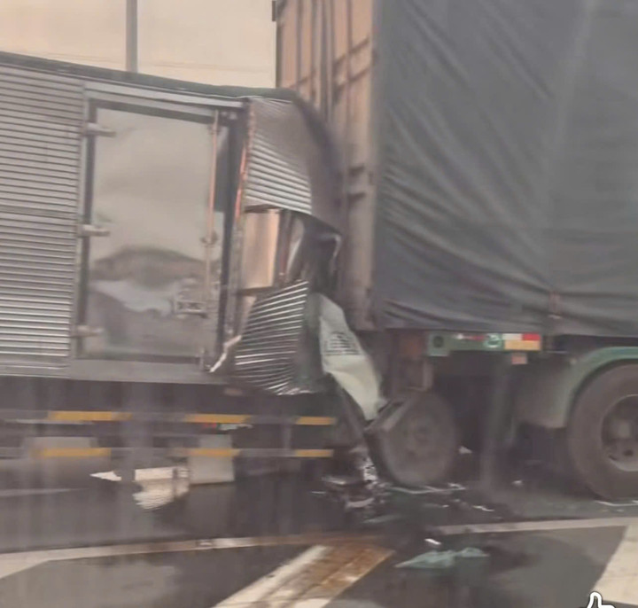 Hiện trường vụ tai nạn.