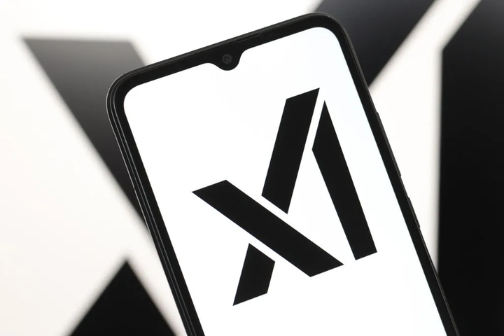 Hình ảnh nhận diện thương hiệu của xAI, công ty do Elon Musk sáng lập. (Nguồn: Getty Images)