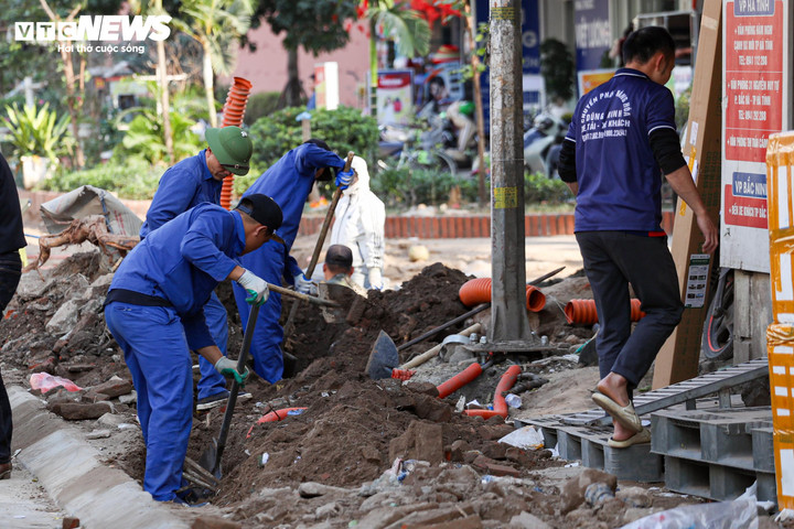 Toàn cảnh nút giao thi công thần tốc, nối đường Ngọc Hồi với cao tốc Pháp Vân - 13