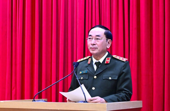 Thứ trưởng Trần Quốc Tỏ phát biểu tại hội nghị. (Ảnh: CAND)