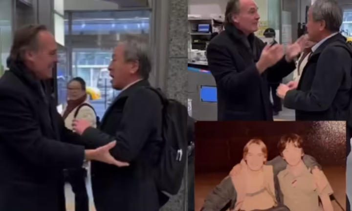 Hai người bạn xúc động gặp lại nhau sau 48 năm xa cách.