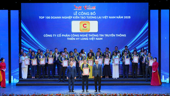 Chicilon Media được vinh danh trong TOP 100 Doanh nghiệp kiến tạo tương lai Việt Nam 2025 (VNR FUTURE 100).