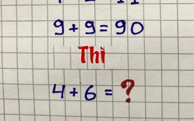 Câu đố toán học 'ngược đời' đang làm khó cộng đồng mạng.