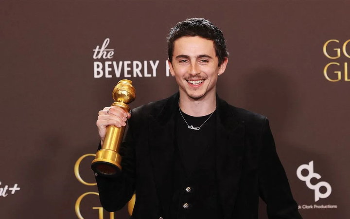 Timothée Chalamet thắng giải Quả cầu vàng 2026.