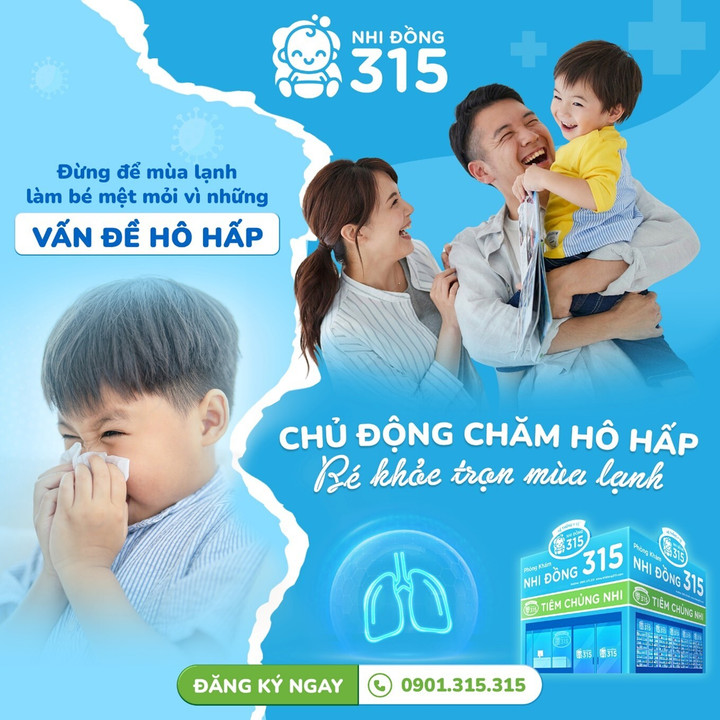 Khám hô hấp định kỳ, đặc biệt vào đầu năm cho trẻ.