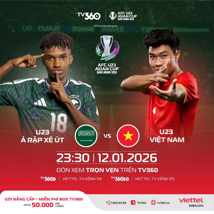 U23 Việt Nam đấu với U23 Ả Rập Xê Út