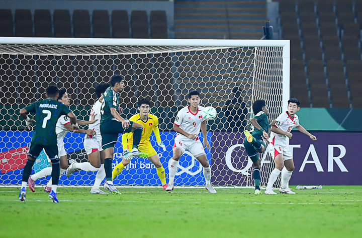 U23 Việt Nam 1-0 U23 Ả Rập Xê Út. (Nguồn: VFF)