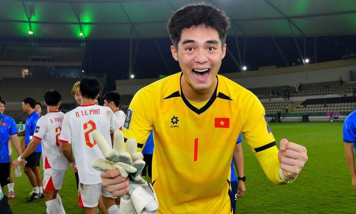 Trung Kiên là người hùng ở hàng phòng ngự của U23 Việt Nam.