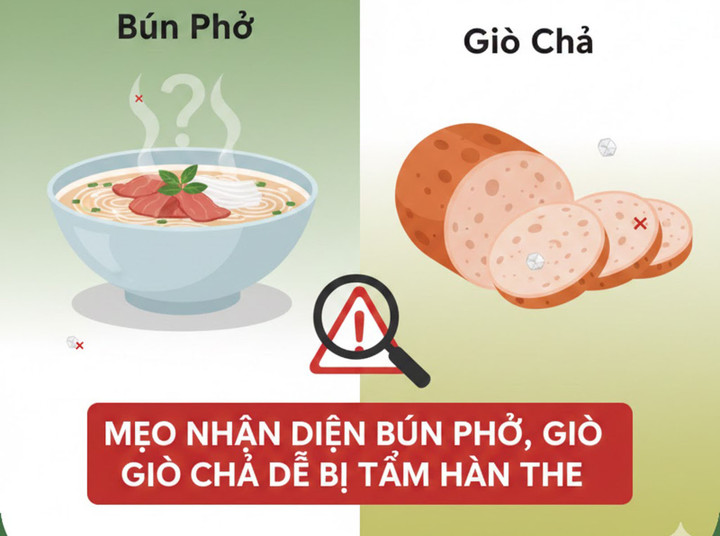 'Mẹo' nhận diện bún phở, giò chả dễ bị tẩm hàn the, đơn giản nhưng ít người biết