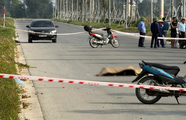 Hiện trường vụ án mạng tại Khu công nghiệp Phố Nối A khiến nữ công nhân 20 tuổi thiệt mạng.