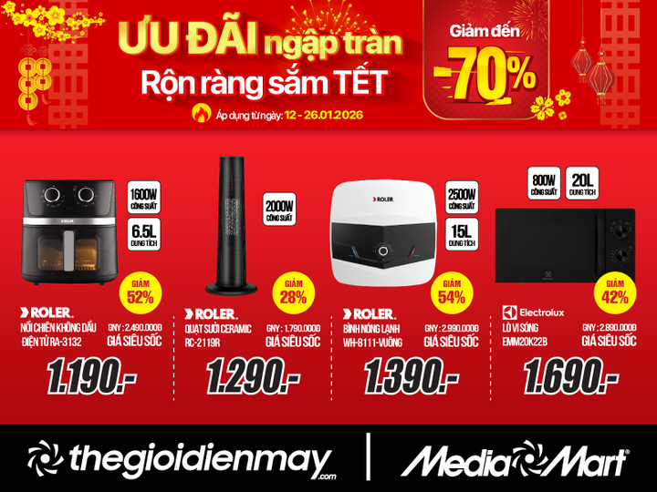 Sắm Tết rộn ràng cùng MediaMart: Ưu đãi ngập tràn lên tới 50% - 4