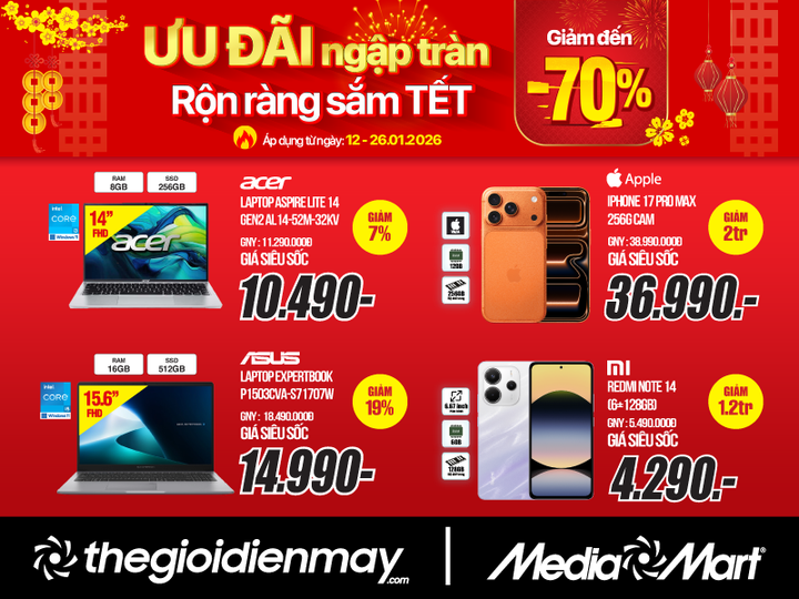 Sắm Tết rộn ràng cùng MediaMart: Ưu đãi ngập tràn lên tới 50% - 5