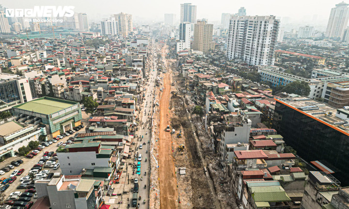 Từ 25/1 đến 28/4, ô tô bị cấm lưu thông trên đường La Thành, chiều La Thành đi Voi Phục.