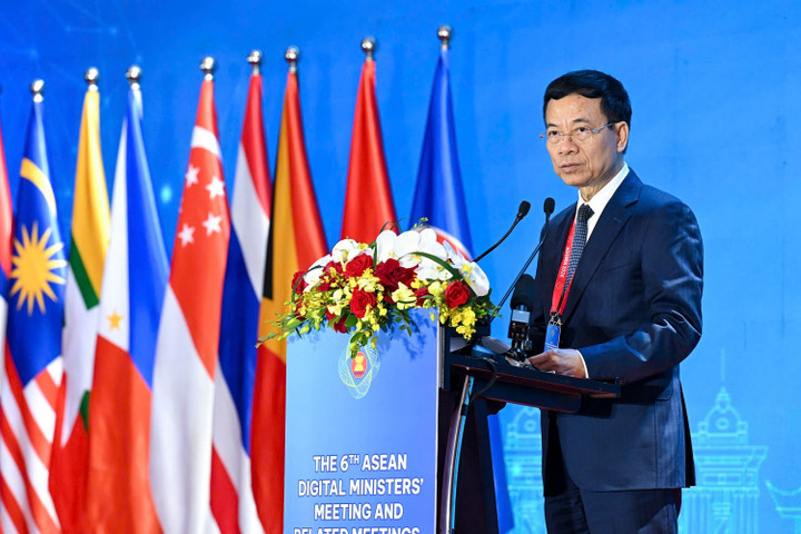 Ông Nguyễn Mạnh Hùng, Bộ trưởng Khoa học và Công nghệ Việt Nam.