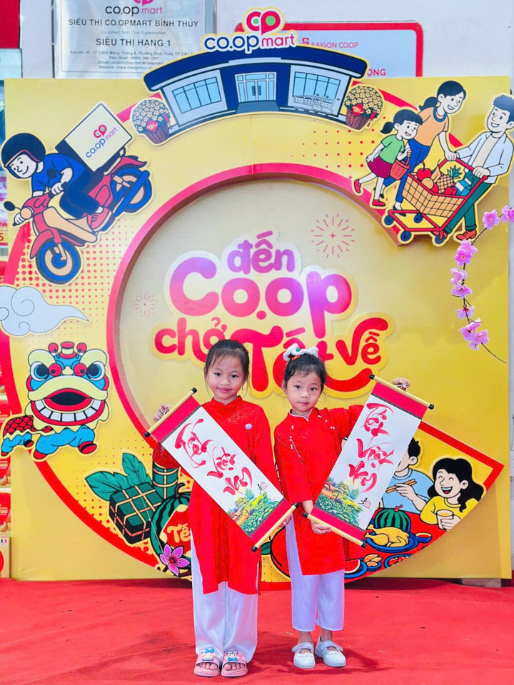 Các tiểu cảnh được các khách hàng vui vẻ check-in khi đi mua sắm.