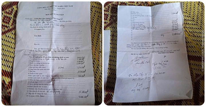 Các chi phí dịch vụ của Hợp tác xã Dịch vụ tang lễ trọn gói Tiền An gây xôn xao dư luận.