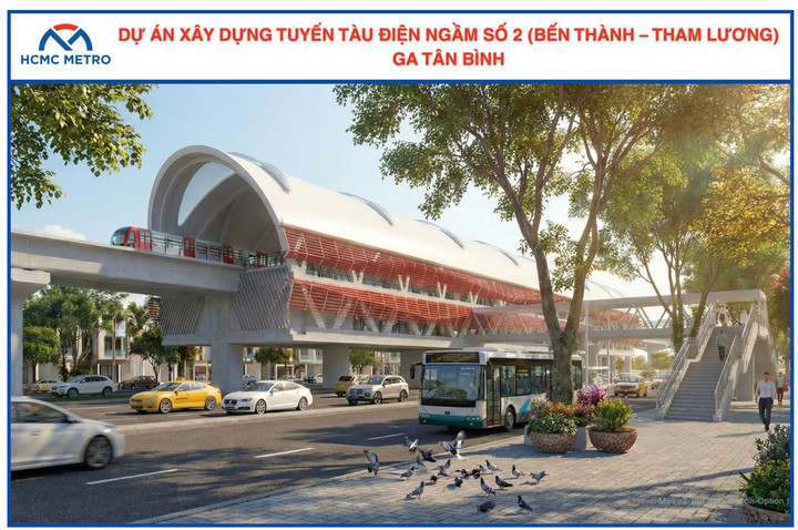 Phối cảnh metro số 2.
